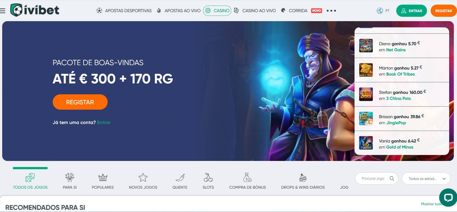 Casino da Ivibet Portugal