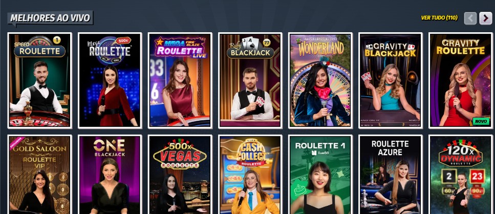 Jogos com Dealer ao vivo na Allyspin