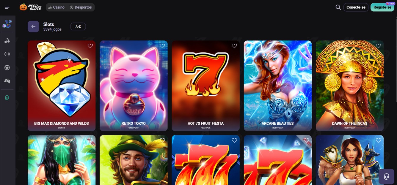 Slots disponíveis no Need for slot casino