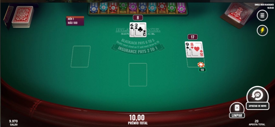 Jogar Blackjack na 22bet Portugal