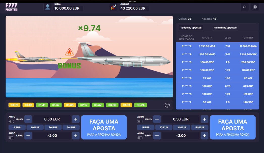 Jogos Crash: F777 Fighter