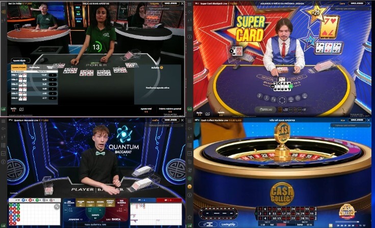 Vários jogos com Live Dealer na LSBet Portugal